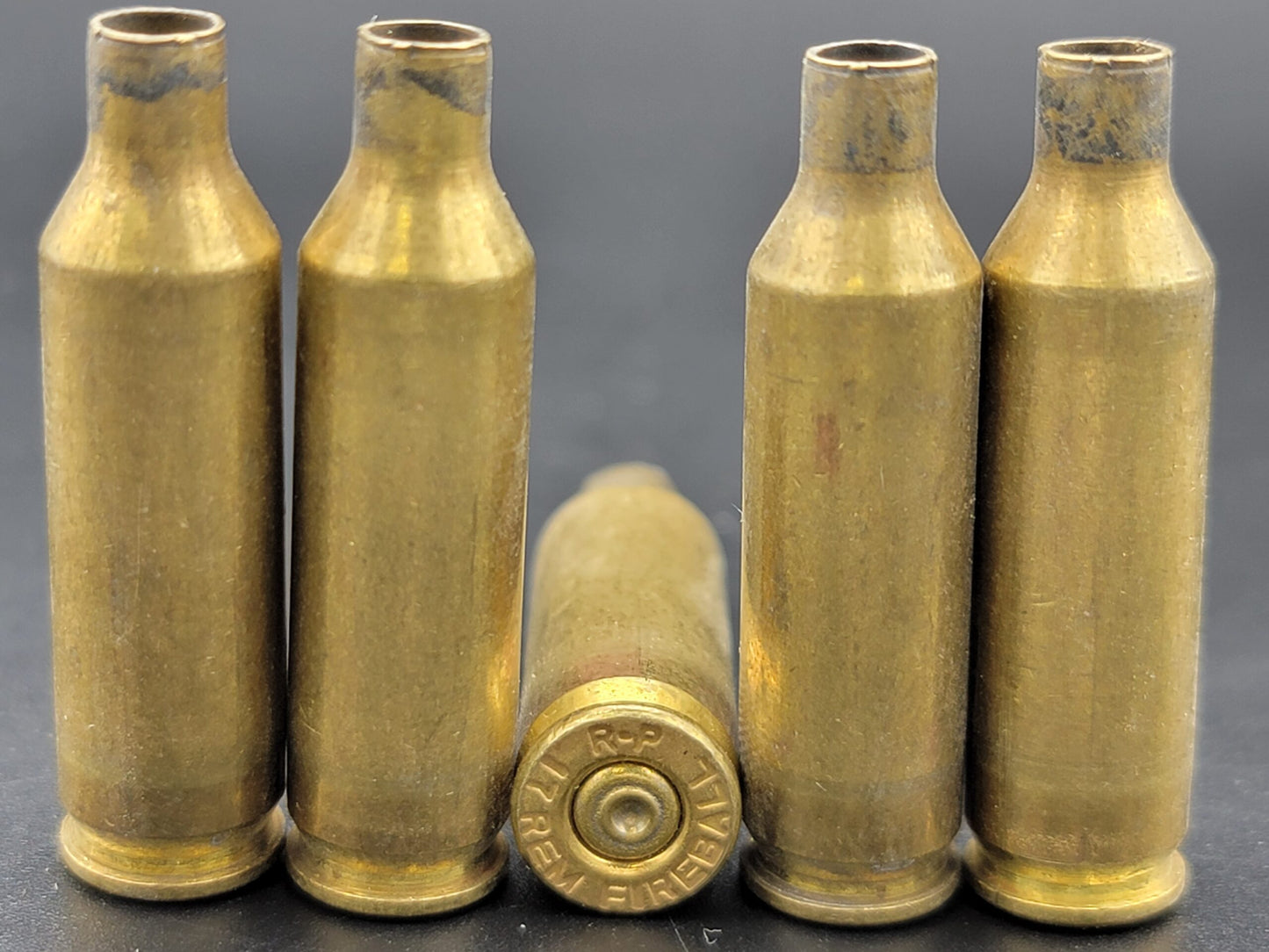 17 Rem once fired rifle brass. Hand sorted from reputable indoor/military ranges for reloading. Reliable spent casings for precision shooting.