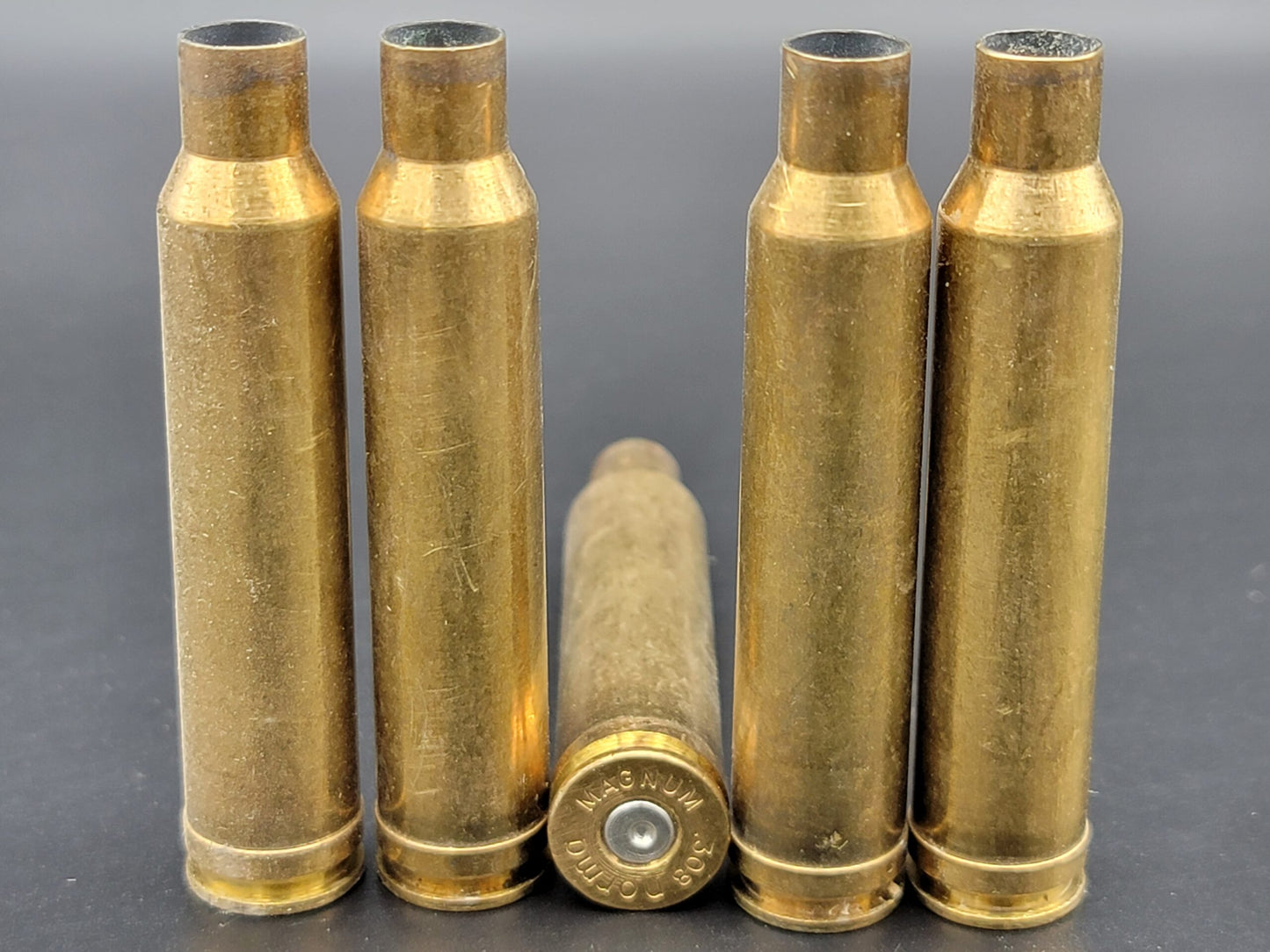 308 Norma once fired rifle brass. Hand sorted from reputable indoor/military ranges for reloading. Reliable spent casings for precision shooting.