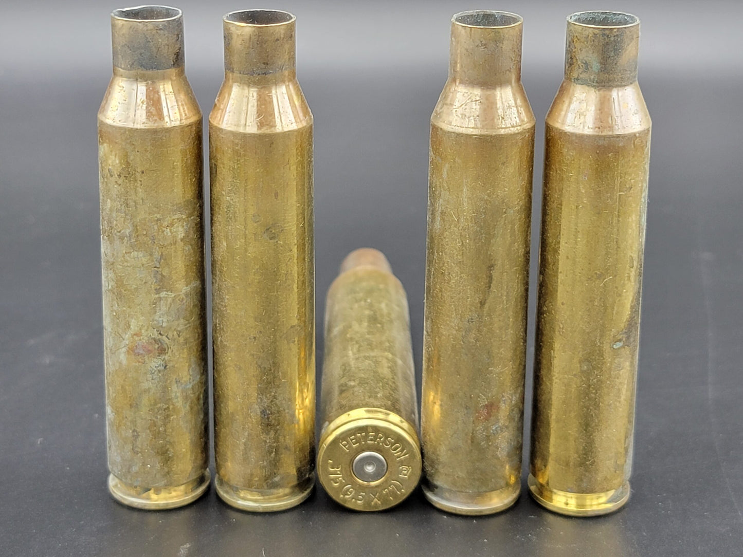 375 Peterson once fired rifle brass. Hand sorted from reputable indoor/military ranges for reloading. Reliable spent casings for precision shooting.