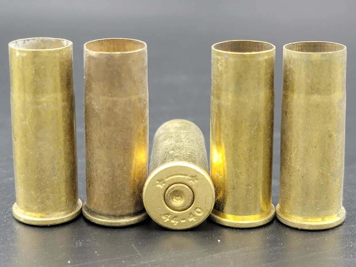 44-40 Win once fired pistol brass. Hand sorted from reputable indoor/military ranges for reloading. Reliable spent casings for precision shooting.