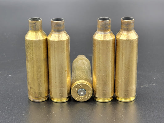 270 WSM once fired rifle brass. Hand sorted from reputable indoor/military ranges for reloading. Reliable spent casings for precision shooting.