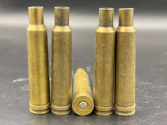 300 H&H Mag Super Speed once fired rifle brass. Hand sorted from reputable indoor/military ranges for reloading. Reliable spent casings for precision shooting.