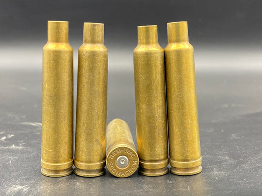 300 Mag Rem UMC once fired rifle brass. Hand sorted from reputable indoor/military ranges for reloading. Reliable spent casings for precision shooting.