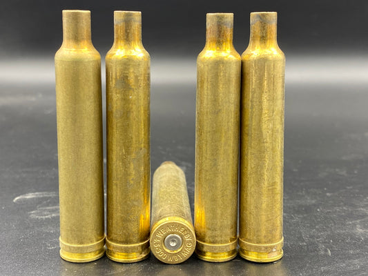 6.5-300 Weatherby Mag once fired rifle brass. Hand sorted from reputable indoor/military ranges for reloading. Reliable spent casings for precision shooting.