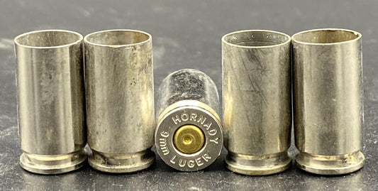 9mm Range Pistol Nickel | 500+ Casings