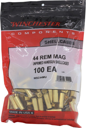 Winchester Unprimed Cases - 44 Rem Mag 100pk 20bx/cs