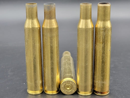 270 Win once fired rifle brass. Hand sorted from reputable indoor/military ranges for reloading. Reliable spent casings for precision shooting.
