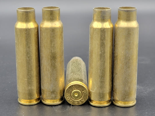 300 Savage once fired rifle brass. Hand sorted from reputable indoor/military ranges for reloading. Reliable spent casings for precision shooting.