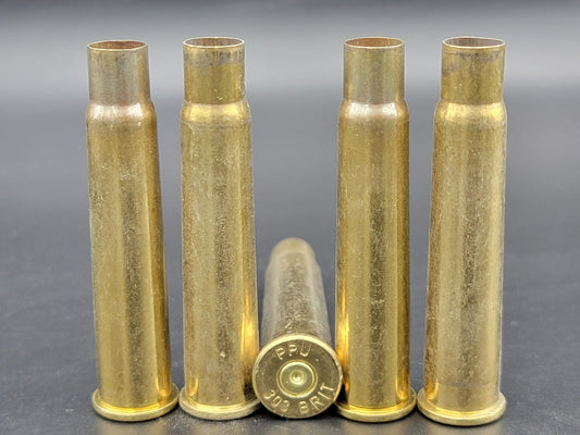 303 Brit once fired rifle brass. Hand sorted from reputable indoor/military ranges for reloading. Reliable spent casings for precision shooting.