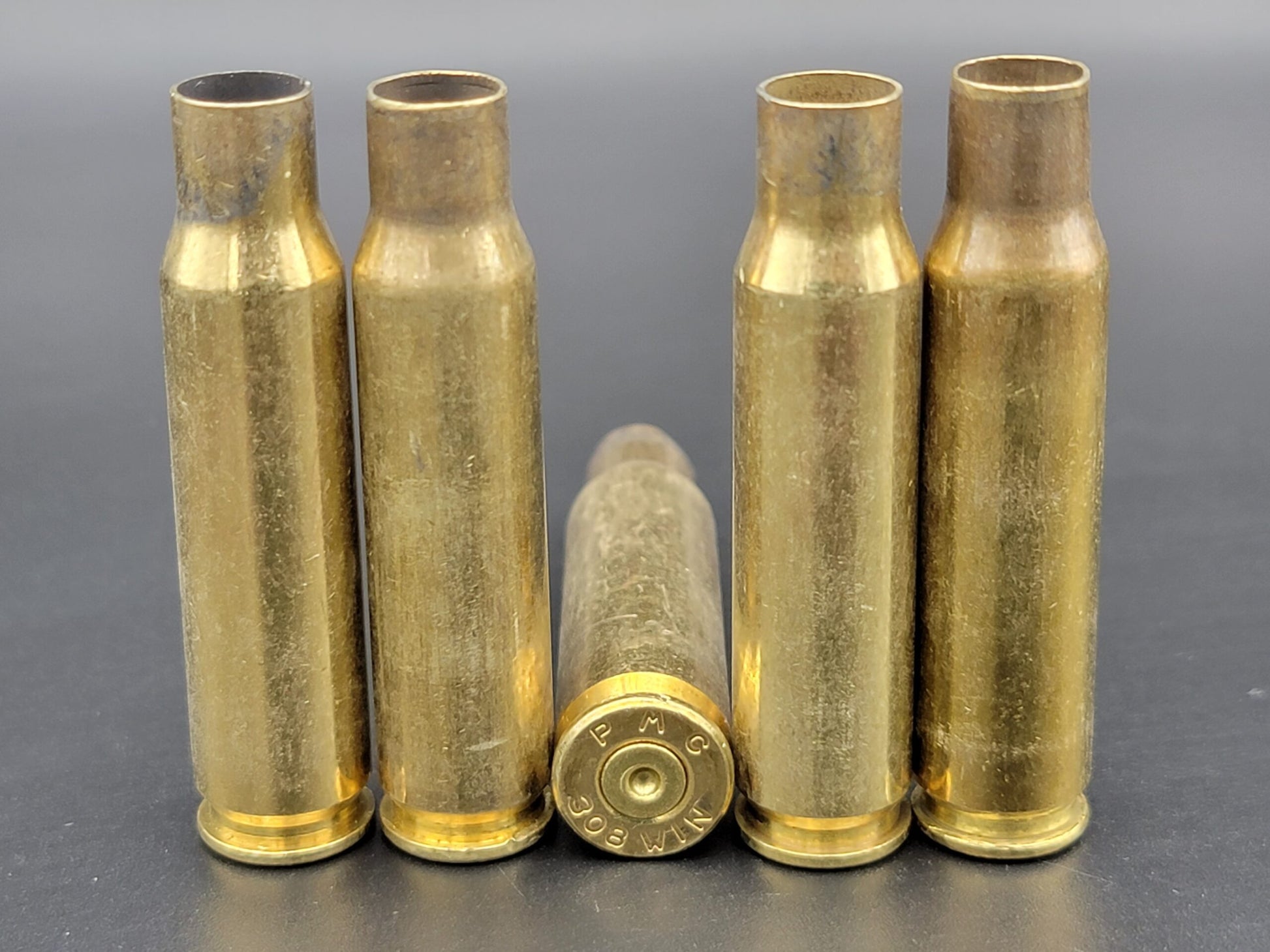 308 once fired rifle brass. Hand sorted from reputable indoor/military ranges for reloading. Reliable spent casings for precision shooting.