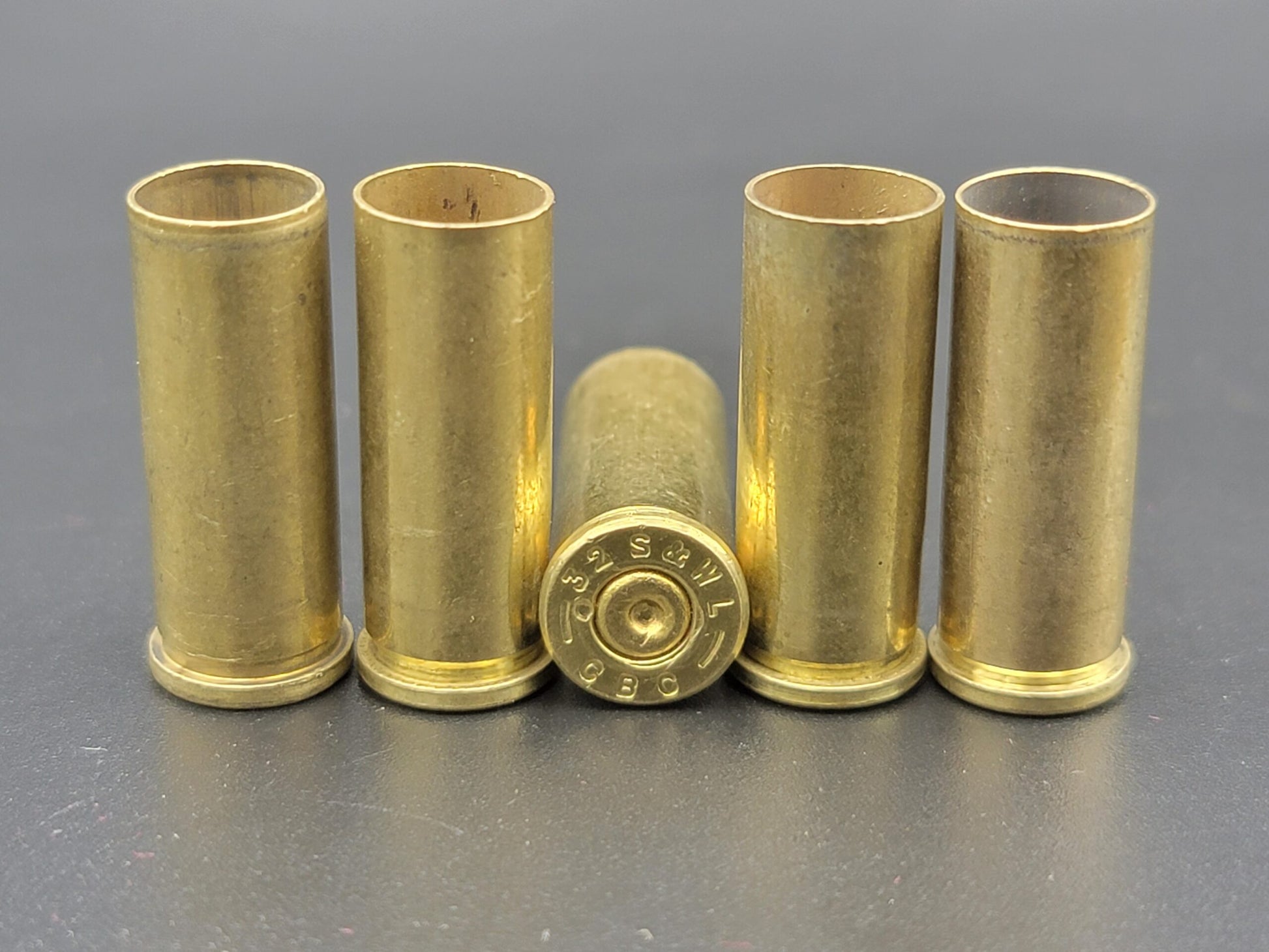 32 S&W Long once fired pistol brass. Hand sorted from reputable indoor/military ranges for reloading. Reliable spent casings for precision shooting.