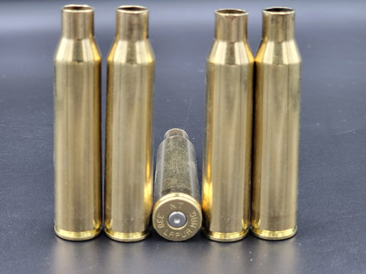 338 Lapua Mag Cleaned Rifle Brass | 25+ Casings
