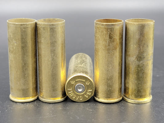 454 Casull once fired pistol brass. Hand sorted from reputable indoor/military ranges for reloading. Reliable spent casings for precision shooting.