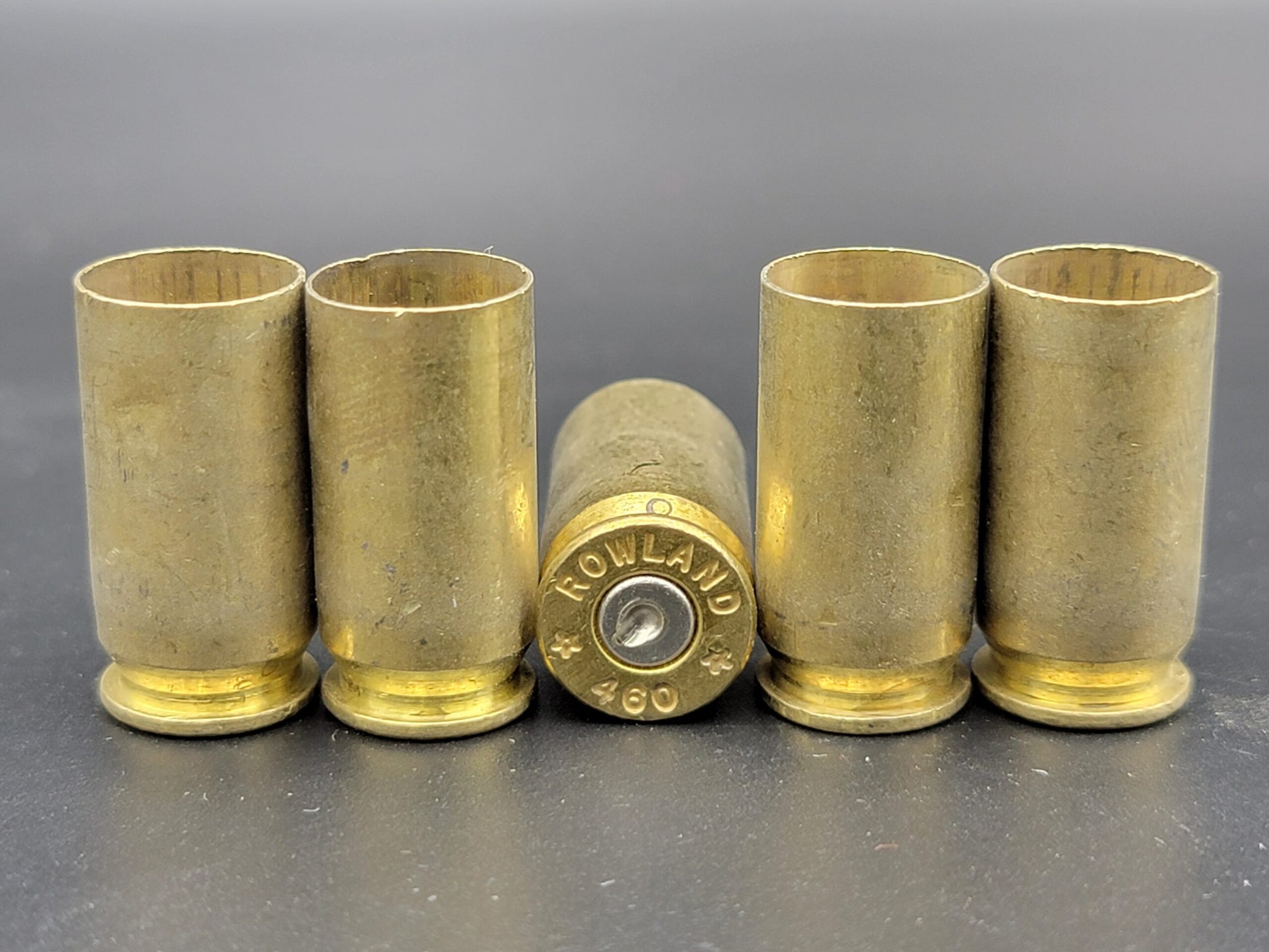 460 Rowland once fired pistol brass. Hand sorted from reputable indoor/military ranges for reloading. Reliable spent casings for precision shooting.