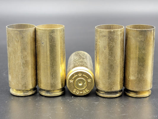 50 A&E once fired pistol brass. Hand sorted from reputable indoor/military ranges for reloading. Reliable spent casings for precision shooting.