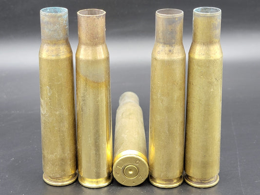 50 Caliber BMG once fired rifle brass. Hand sorted from reputable indoor/military ranges for reloading. Reliable spent casings for precision shooting.