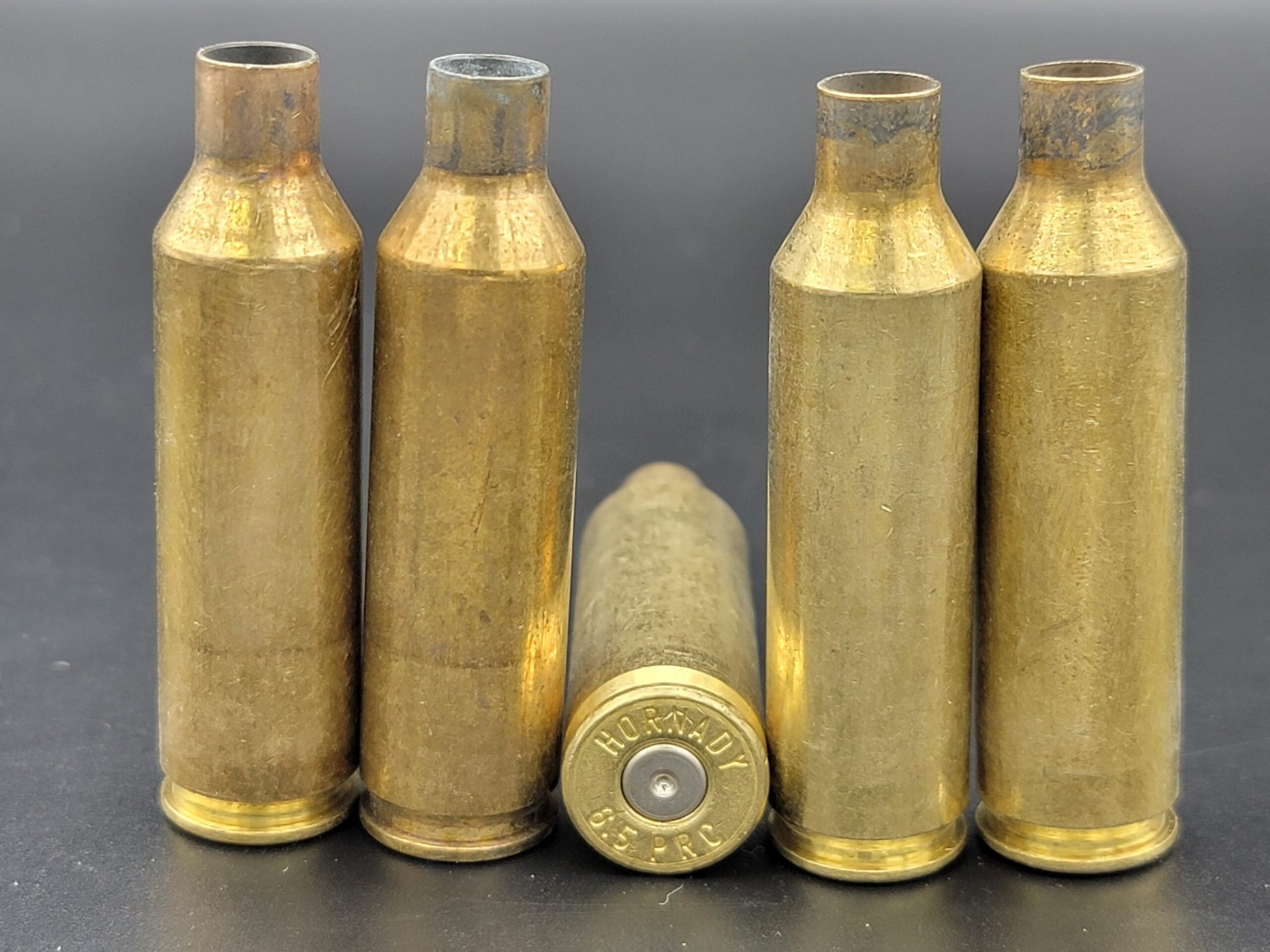 6.5 PRC once fired rifle brass. Hand sorted from reputable indoor/military ranges for reloading. Reliable spent casings for precision shooting.