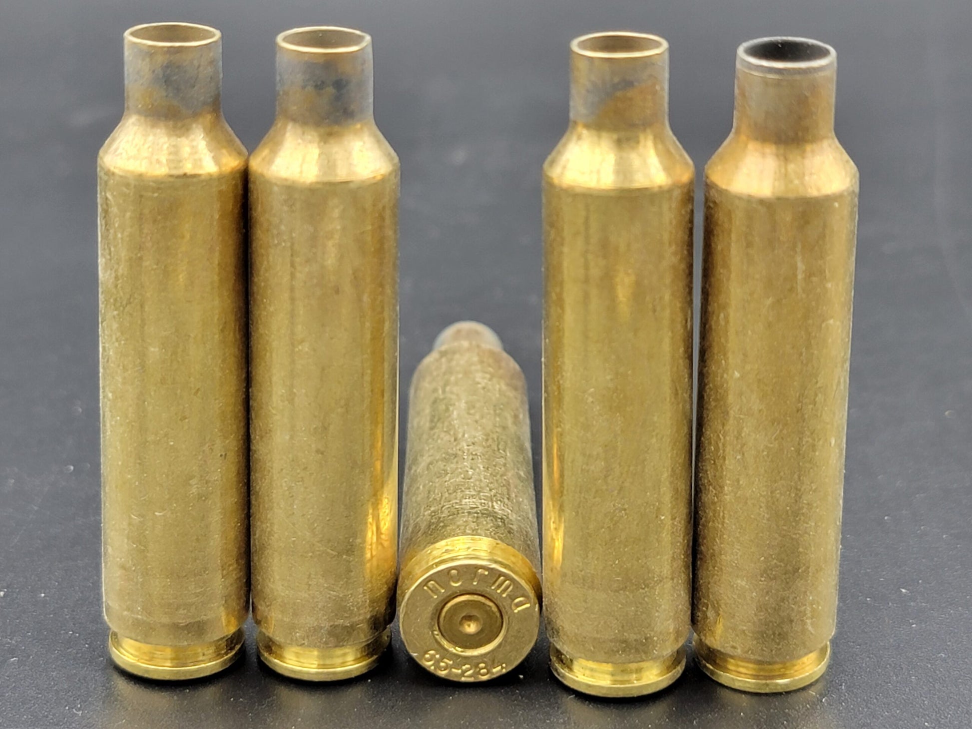 6.5mm-284 once fired rifle brass. Hand sorted from reputable indoor/military ranges for reloading. Reliable spent casings for precision shooting.