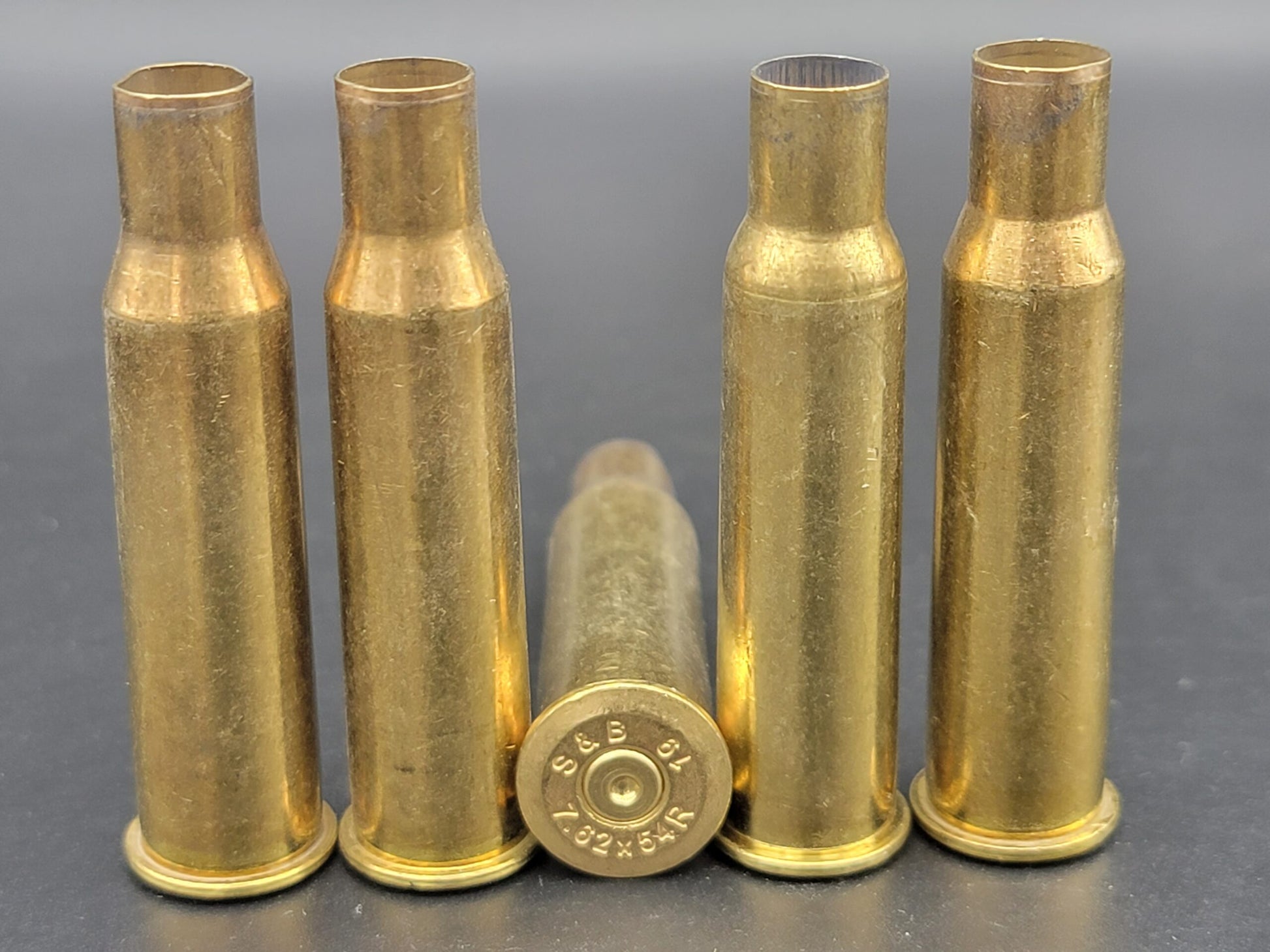 7.62x54R once fired rifle brass. Hand sorted from reputable indoor/military ranges for reloading. Reliable spent casings for precision shooting.