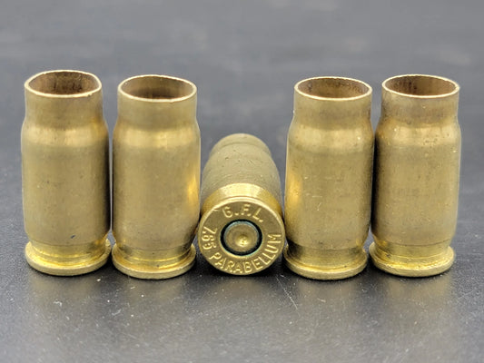 7.65 Parabellum once fired pistol brass. Hand sorted from reputable indoor/military ranges for reloading. Reliable spent casings for precision shooting.