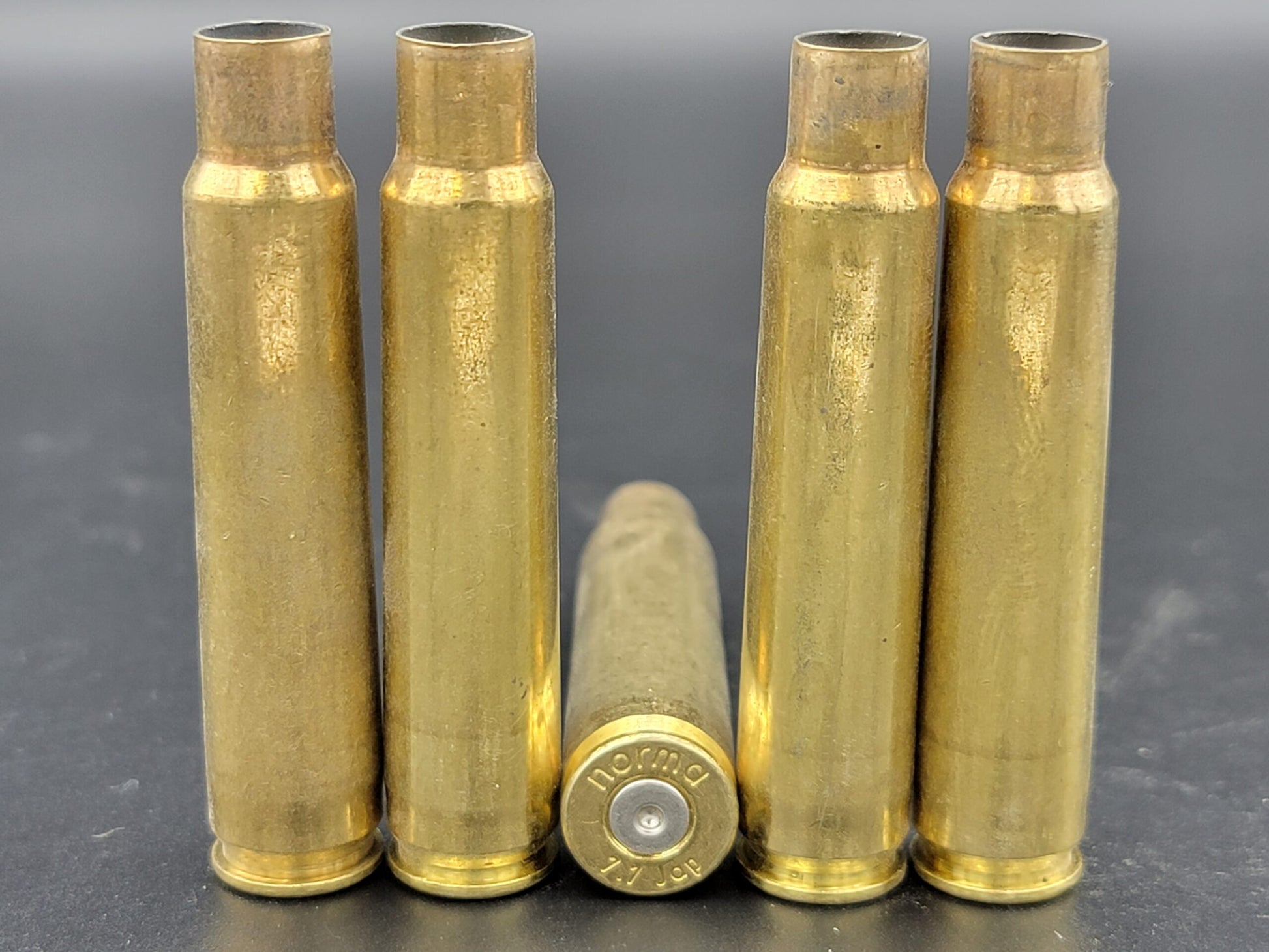 7.7 Jap once fired rifle brass. Hand sorted from reputable indoor/military ranges for reloading. Reliable spent casings for precision shooting.