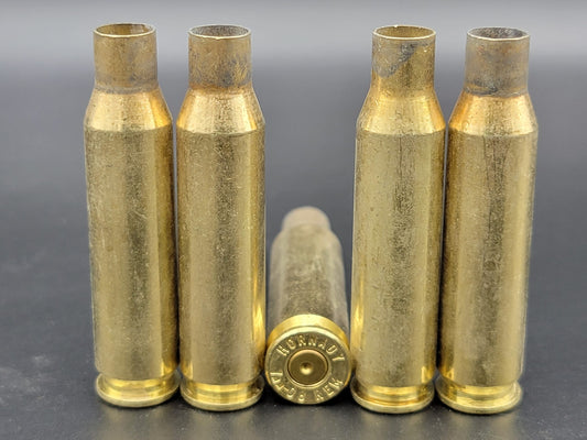 7mm-08 once fired rifle brass. Hand sorted from reputable indoor/military ranges for reloading. Reliable spent casings for precision shooting.