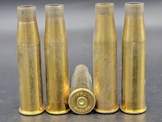 8x56 RS once fired rifle brass. Hand sorted from reputable indoor/military ranges for reloading. Reliable spent casings for precision shooting.