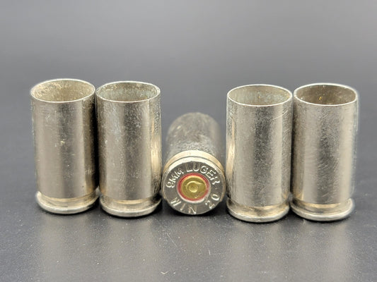 9mm Range Pistol Nickel | 500+ Casings