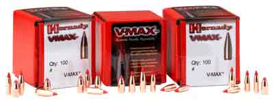 Hornady Bullets 22 Cal .224 - 40gr V-max 100ct 40bx/cs