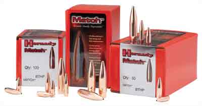 Hornady Bullets 22 Cal .224 - 52gr Jhp-bt 100ct 40bx/cs