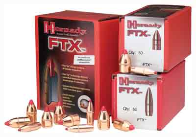 Hornady Bullets 45 Cal .452 - 225gr Ftx 100ct 15bx/cs