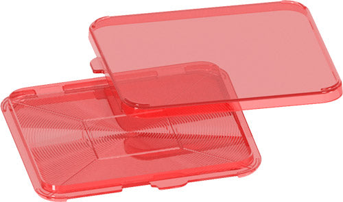 Mtm Primer Flipper Square Red - W/dual Lid Closure Options