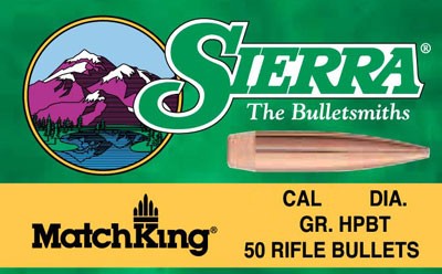 Sierra Bullets 6.5mm .264 - 120gr Hp-bt Match 100ct