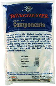 Winchester Unprimed Cases - 220 Swift 100pk 20bx/cs