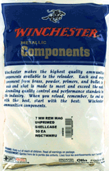 Winchester Unprimed Cases - 7mm Rm 50pk 20bx/cs